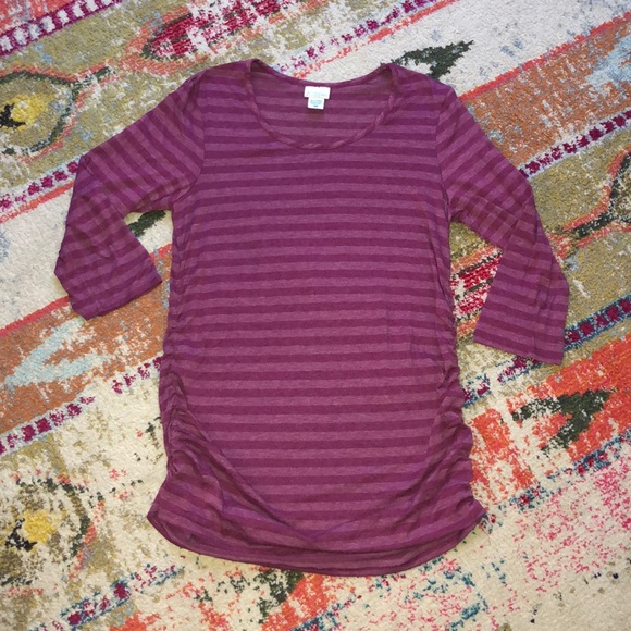 Motherhood Maternity Tops - 🧜🏼‍♀️3 for $15 item!🧜🏼‍♀️rouchedsides3/4sleeve